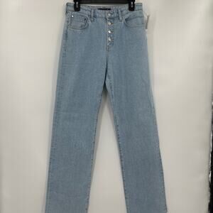 Mavi New Fit Button Fly high rise Straight Leg Jeans Size 27 NWT